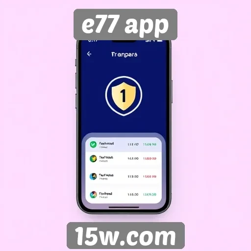 Plataforma e77 app destaca segurança em transações