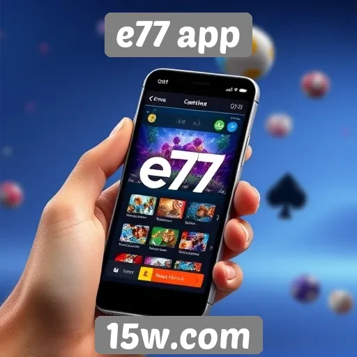 Funcionalidades inovadoras do site de jogos e77 app
